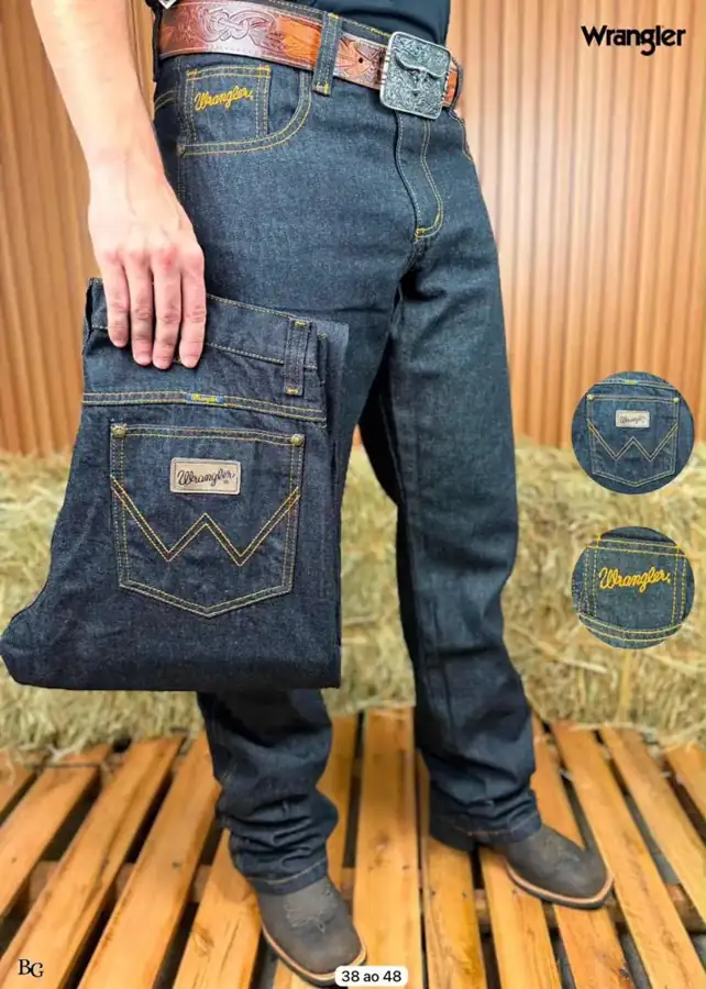 Calça Jeans Wrangler Grafite
