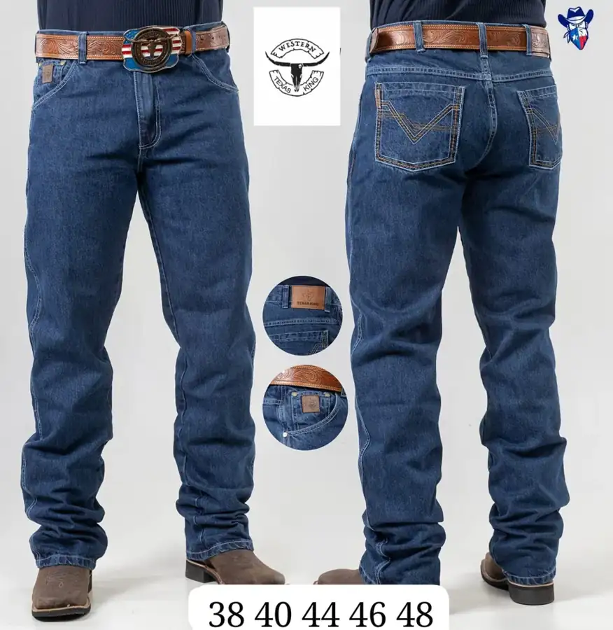 Calça Jeans Texas King Azul Escura
