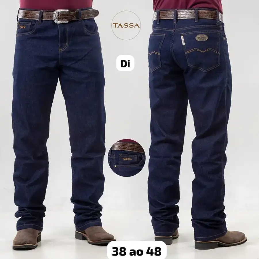 Calça Jeans Tassa Azul Marinho