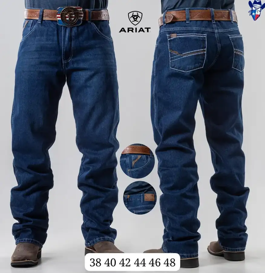 Calça Jeans Ariat Azul Escura Clássica