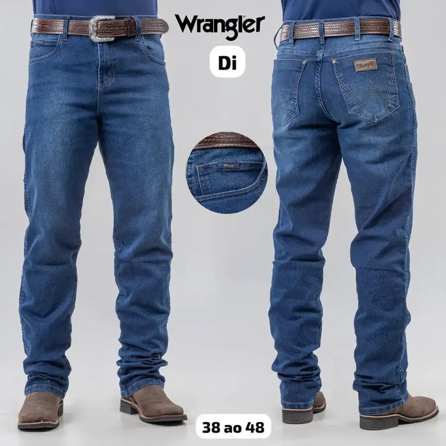 Calça Jeans Wrangler Azul Escura